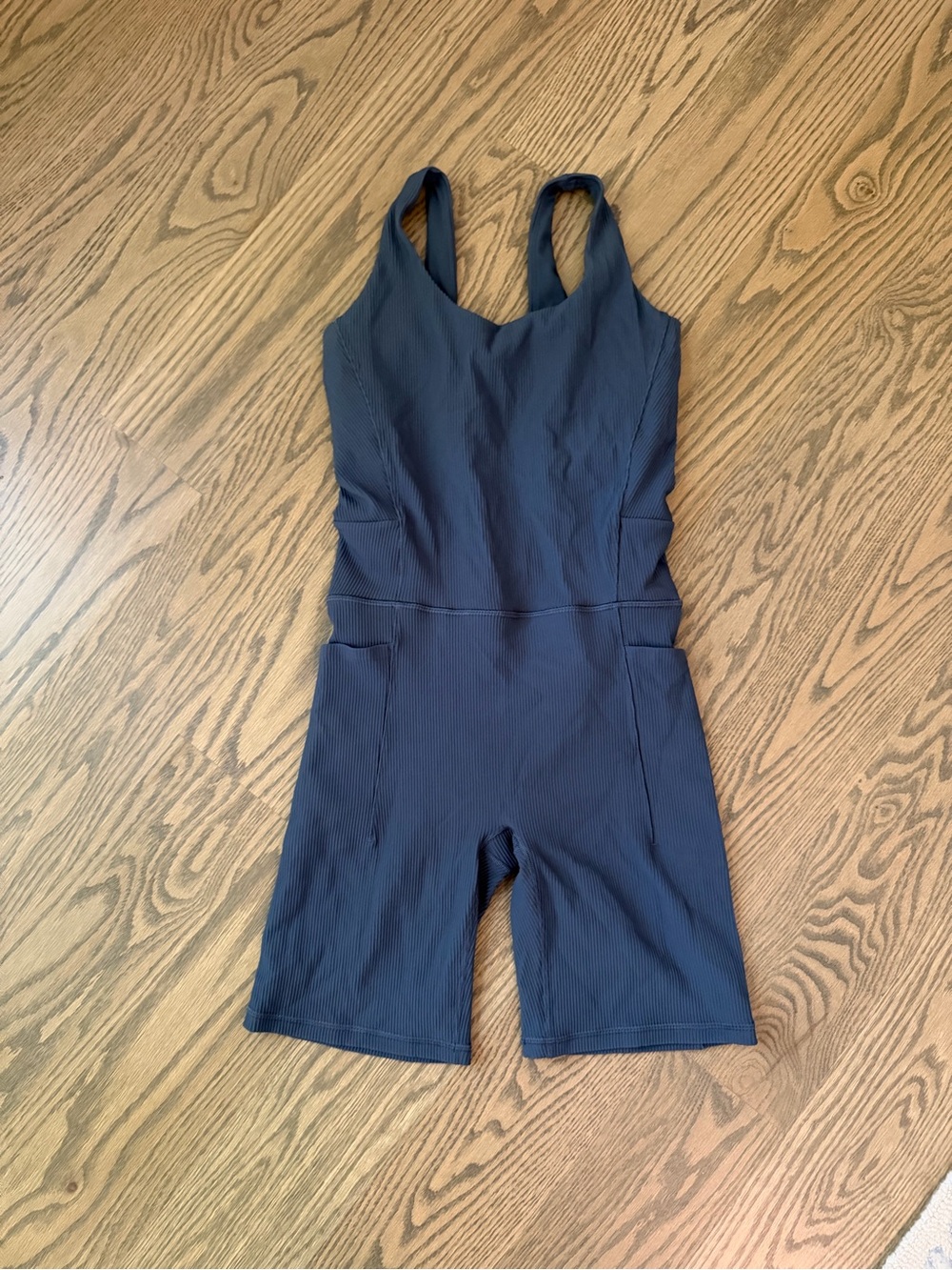 Athleta Women’s Ribbed Onesie Blue
